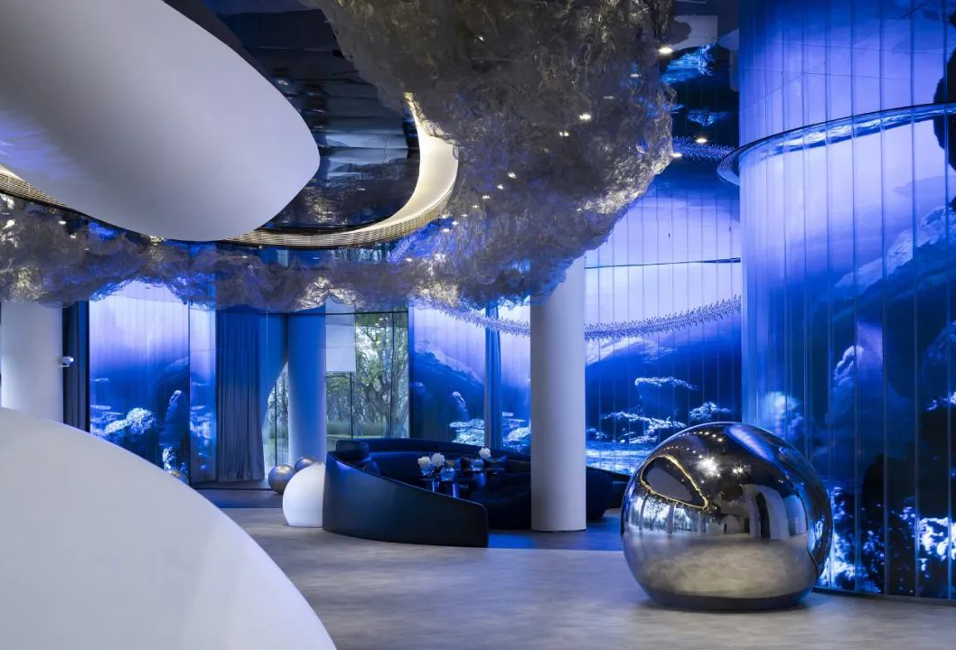 AOD设计丨金科·原乡美苑售楼处：艺术构建生活的秀场